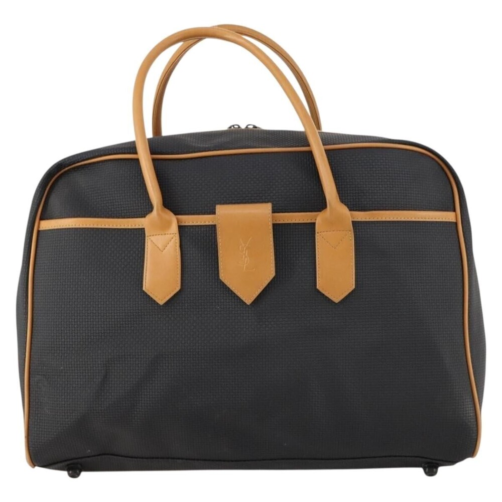 Saint Laurent Vintage Boston PVC Leather